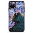 iPhone 11 Pro Max Wood+Resin Phone Case - Jayceon (Galaxy, 638298) For Discount