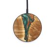 Circle Wood+Resin Wireless Charger - Grace (Green, 637545) Online