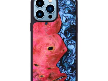 iPhone 14 Pro Max Wood+Resin Phone Case - Arielle (Galaxy, 637795) Online