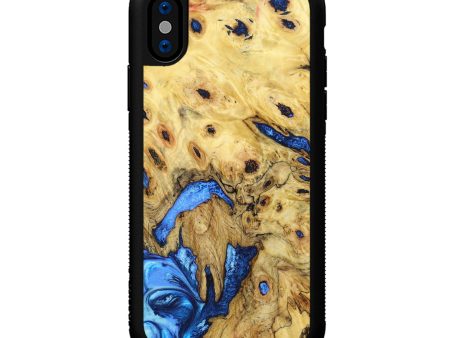 iPhone Xs Wood+Resin Phone Case - Everleigh (Buckeye Burl, 638749) Supply