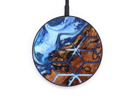 Circle Wood+Resin Wireless Charger - Talia (Pattern, 640703) Cheap