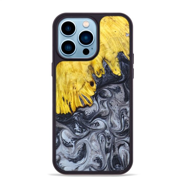 iPhone 14 Pro Max Wood+Resin Phone Case - Jan (Galaxy, 637792) Online now