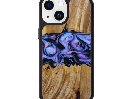 iPhone 13 Wood+Resin Phone Case - Fannie (Purple, 643375) Sale