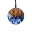 Circle Wood+Resin Wireless Charger - Sonia (Blue, 640163) on Sale