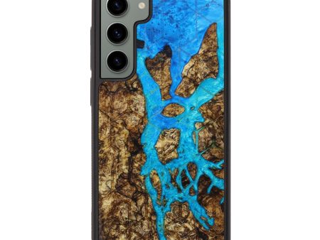 Galaxy S23 Plus Wood+Resin Phone Case - Trinity (Pattern, 638387) For Cheap