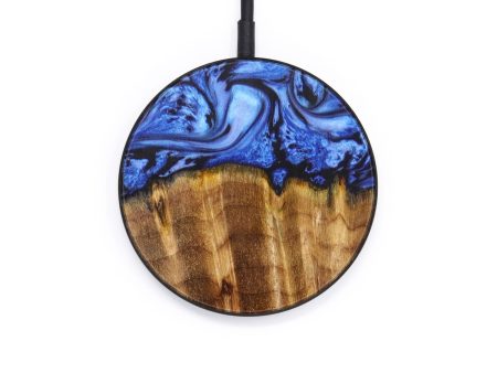 Circle Wood+Resin Wireless Charger - Keaton (Blue, 637833) Supply