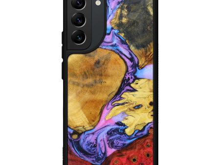 Galaxy S22 Plus Wood+Resin Phone Case - Jasper (Mosaic, 639566) For Sale