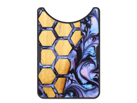 Alloy Wood+Resin Wallet - Annette (Pattern, 638995) For Sale