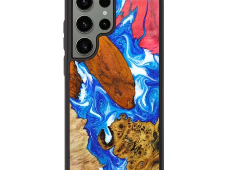 Galaxy S23 Ultra Wood+Resin Phone Case - Alfred (Mosaic, 638079) For Discount