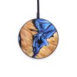 Circle Wood+Resin Wireless Charger - Imani (Blue, 637835) Online now