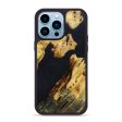 iPhone 14 Pro Max Wood+Resin Phone Case - Sam (Black & White, 639861) Cheap