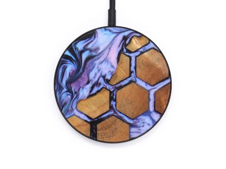 Circle Wood+Resin Wireless Charger - Alejandra (Pattern, 640134) For Discount