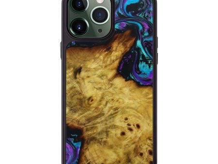 iPhone 13 Pro Max Wood+Resin Phone Case - Matthew (Purple, 642103) Supply