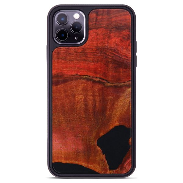 iPhone 11 Pro Max Wood+Resin Phone Case - Luther (Maple Burl, 639883) Online Hot Sale