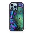 iPhone 14 Pro Max Wood+Resin Phone Case - Iris (Galaxy, 638118) Supply