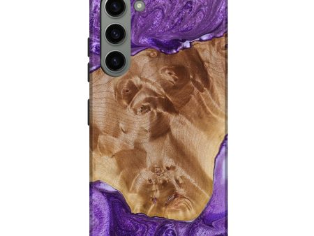 Galaxy S23 Plus Wood+Resin Live Edge Phone Case - Darrell (Purple, 640474) Fashion