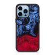 iPhone 14 Pro Max Wood+Resin Phone Case - Joanna (Blue, 642215) on Sale