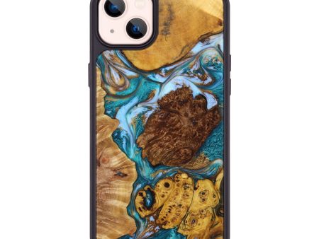 iPhone 14 Plus Wood+Resin Phone Case - Jayden (Mosaic, 638408) Cheap