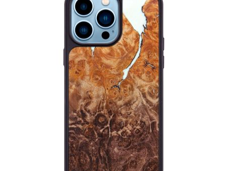 iPhone 14 Pro Max Wood+Resin Phone Case - Jocelyn (Maple Burl, 638723) Cheap