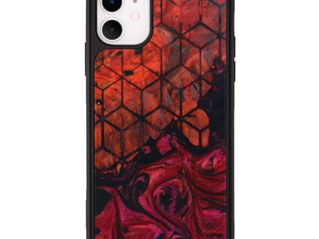 iPhone 11 Wood+Resin Phone Case - Bertha (Pattern, 641289) For Sale