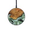 Circle Wood+Resin Wireless Charger - Tyson (Green, 640709) Sale