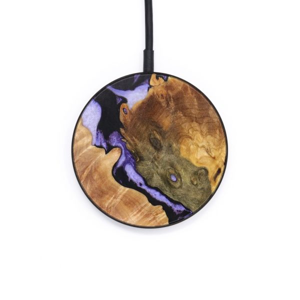 Circle Wood+Resin Wireless Charger - Marisol (Mosaic, 640526) Supply