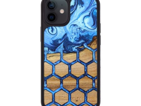 iPhone 12 mini Wood+Resin Phone Case - Dawson (Pattern, 638646) Online Sale