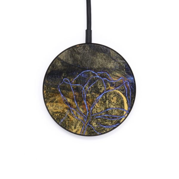 Circle Wood+Resin Wireless Charger - Madyson (Spring, 640391) Fashion