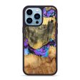 iPhone 14 Pro Max Wood+Resin Phone Case - Leo (Mosaic, 639338) Online Sale