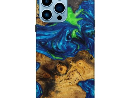 iPhone 14 Pro Max Wood+Resin Live Edge Phone Case - Alice (Artist Pick, 642256) Fashion