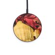 Circle Wood+Resin Wireless Charger - Odin (Red, 640142) For Cheap