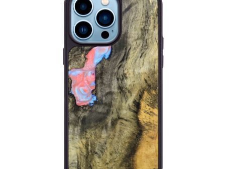 iPhone 14 Pro Max Wood+Resin Phone Case - Amina (Buckeye Burl, 639593) Hot on Sale