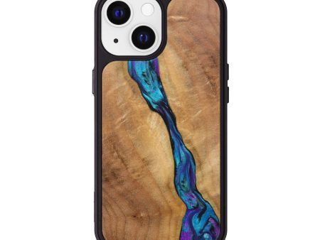 iPhone 13 Wood+Resin Phone Case - Easton (Purple, 638024) Online now