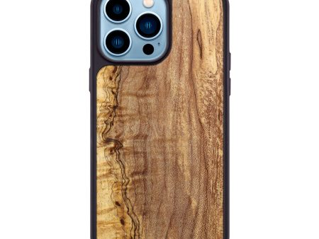 iPhone 14 Pro Max Wood+Resin Phone Case - Maxine (Maple Burl, 638123) Hot on Sale