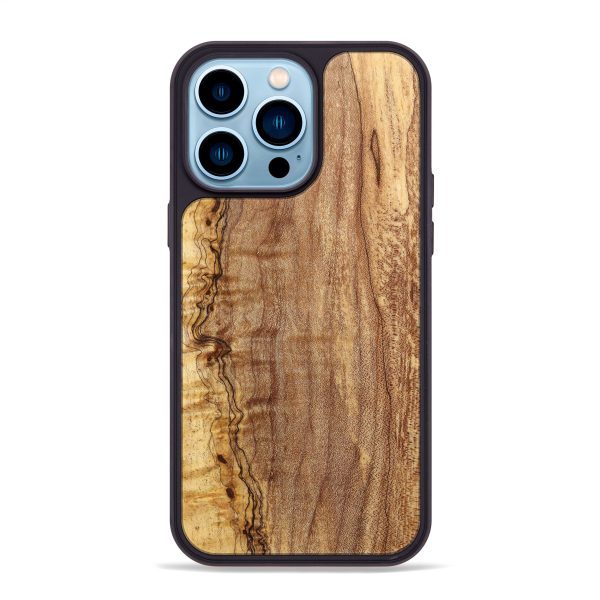 iPhone 14 Pro Max Wood+Resin Phone Case - Maxine (Maple Burl, 638123) Hot on Sale