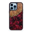 iPhone 14 Pro Max Wood+Resin Phone Case - Brenna (Red, 641372) Online Sale