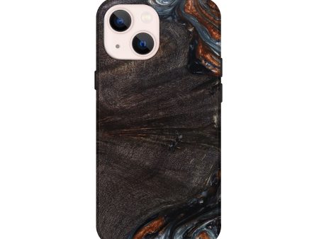 iPhone 13 mini Wood+Resin Live Edge Phone Case - Richard (Artist Pick, 639673) For Cheap