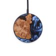 Circle Wood+Resin Wireless Charger - Kimberly (Blue, 640164) Hot on Sale