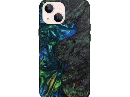 iPhone 13 mini Wood+Resin Live Edge Phone Case - Patty (Artist Pick, 638283) For Cheap