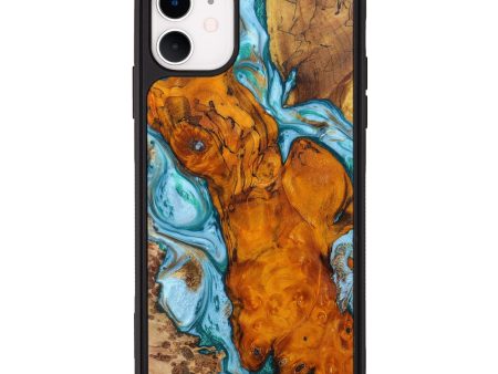 iPhone 11 Wood+Resin Phone Case - Alyssa (Mosaic, 639796) Online now