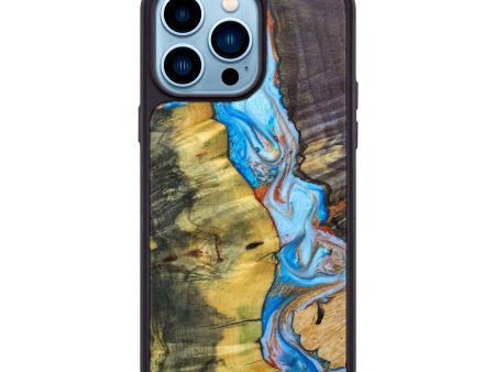 iPhone 14 Pro Max Wood+Resin Phone Case - Harold (Mosaic, 637534) Supply