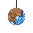 Circle Wood+Resin Wireless Charger - Kierra (Blue, 637912) Online Sale