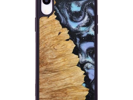 iPhone Xr Wood+Resin Phone Case - Curtis (Galaxy, 638592) Fashion