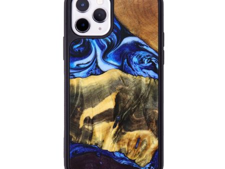 iPhone 11 Pro Wood+Resin Phone Case - Gustavo (Mosaic, 639339) Sale