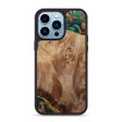 iPhone 14 Pro Max Wood+Resin Phone Case - Agnes (Green, 642148) Online Sale