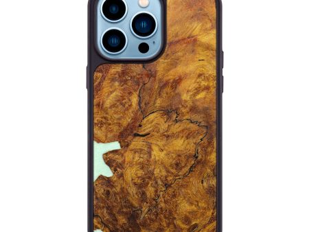 iPhone 14 Pro Max Wood+Resin Phone Case - Zaiden (Maple Burl, 638124) Fashion