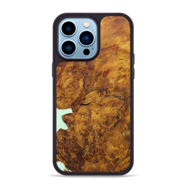 iPhone 14 Pro Max Wood+Resin Phone Case - Zaiden (Maple Burl, 638124) Fashion