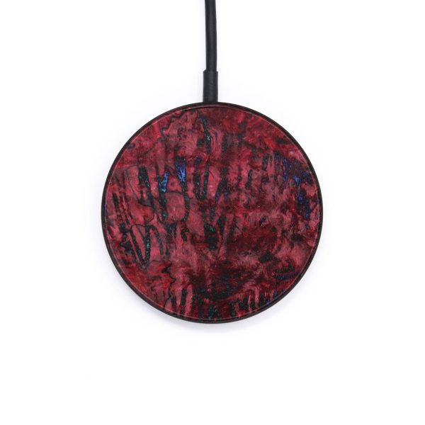 Circle Wood+Resin Wireless Charger - Brody (Spring, 640620) For Sale