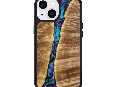 iPhone 13 Wood+Resin Phone Case - Oakley (Purple, 638137) Discount