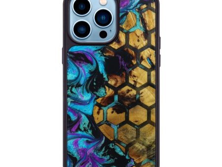 iPhone 14 Pro Max Wood+Resin Phone Case - Gale (Pattern, 643207) Online now